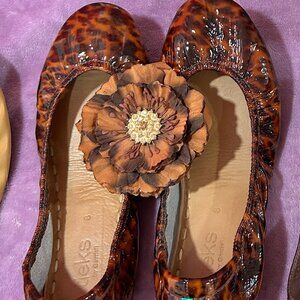 Tieks TORTOISESHELL Size 8 - EUC